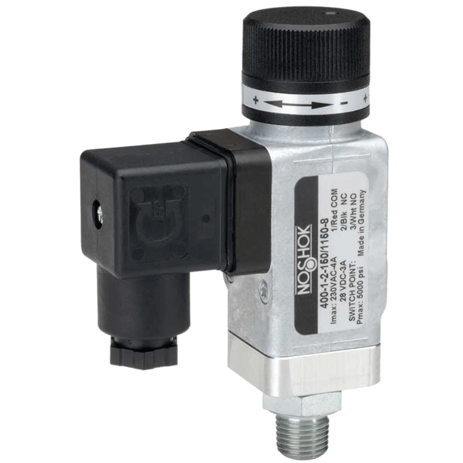 Noshok Mechanical Heavy-Duty Pressure Switch, 400 Series
